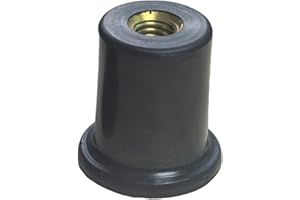 Dickly Double Bass End Pin Rubber Stopper with Metal Thread, Accessories for Instruments, 10mm