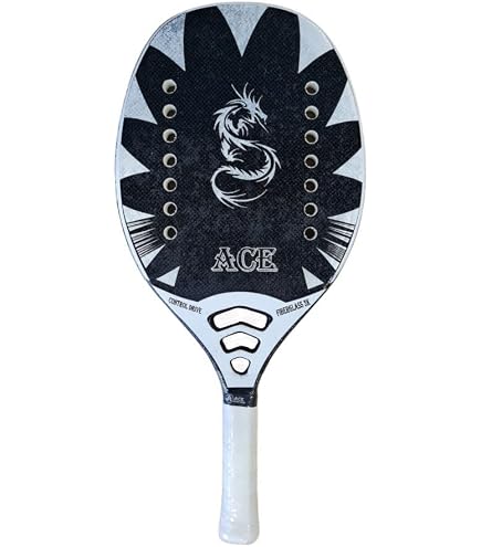 Raquete de Beach Tennis Shark Tiger Pro com Carbono e Bolas ITF - Performance e Durabilidade