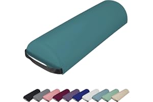Vivezen - Traversin, coussin demi-rond 66 cm x 22 cm x 12 cm pour table de massage - Plusieurs coloris