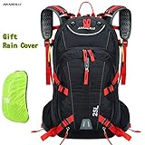 helmet net for motorcycle ★ Doppelt wasserdicht, der Rucksack ist zusätzlich mit einer wasserdichten Hülle ausgestattet. Dieser Rucksack hat ein Wasserbeutelfach, einen Wasserrohrauslass und einen Wasserrohrclip (zusätzliche Anschaffung erforderlich).