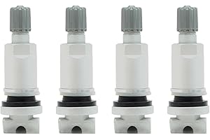 KIKI FANCY Clamp-in Valve Stem for TPMS, 4Pcs Replacements Tyre Pressure Monitoring System Pressure Monitoring Sensor Valve Stems Anti-Explosion Tire Valve Stem Tool for Cars
