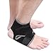 Produktbild CE-Link Knöchelschutz Fußschlaufe Knöchelstütze Fußbandage Achillessehne Bandage Sprunggelenkbandage mit Klettverschluss beim Sport wie Volleyball, Fußball, Handball,Basketball für Damen, Herren und Kinder - Schwarz