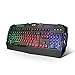 Produktbild LeaningTech LTC-K902 RGB Hintergrundbeleuchtung Gaming Keyboard Anti-Ghosting wasserdicht Tastatur mit USB-Kabel für PC Spiel und Büroarbeit – US Layout