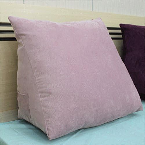 FANG&amp;Leisure pillow Bed Pillow Sofa Cushion Dimensional Oversized Triangle Lumbar Support Back Pillow Multifunction Triangle By Cushion on the bed ( Color : D , Size : L )