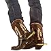 Produktbild NET TOYS Cowboy Sporen Westernsporen gold Stiefelsporen Cowboysporen Western Spurs Wilder Westen Kostüm Accessoire