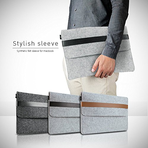 13-13 3 Zoll MacBook Air H  lle   MacBook Pro Retina H  lle  Natur   13  13 3  Filz Sleeve H  lle Ultrabook Laptop Tasche aus PU Leder Laptop Schutz H