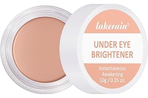 HQDA Under Eye Brightener Concealer - Instant Awakening Concealer for Dark Circles, Spots & Blemishes, Smooth & Blendable Eye Colour Corrector (Colour, # Warm Nude)
