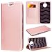 Produktbild Moto G5S Plus Hülle, CE-Link Lederhülle Ledertasche Schutzhülle Premium PU Leder Flip Wallet Case Innere Weiche Silikon Handy Tasche Schale Etui mit Kartenfach Standfunktion Protective Cover Schutz für Motorola Moto G5S Plus Handyhülle - Rose Gold