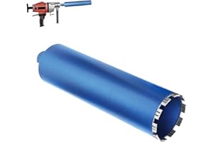 1 ¼ UNC Diamantbohrkrone Dosensenker mit 10mm Turbo | L 460 mm | Ø 102 mm | 9 Segmente, Diamant-Bohrkron Kernbohrkrone für Kernbohrgeräte, Nass- / Trocken Bohrkrone Fliesenbohrer für Beton