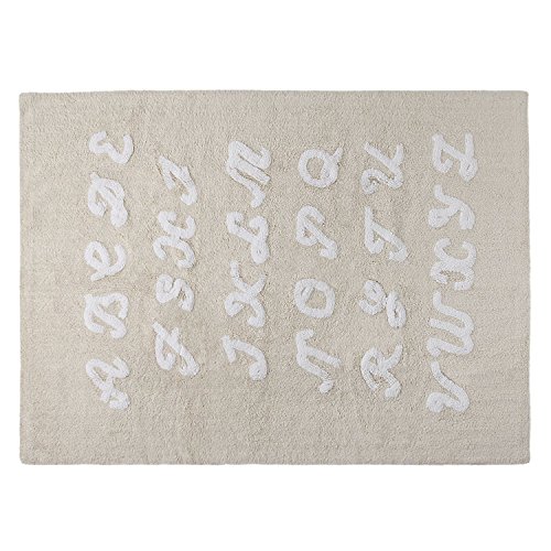 Lorena Canals ABC Washable Rug (Beige)
