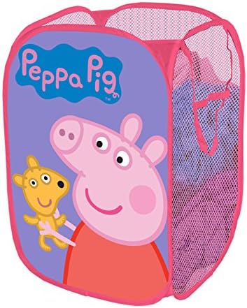 Peppa Pig Pop Up Hamper, 13.5 x 13.5 x 21.5
