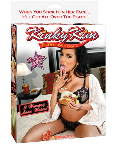 Kinky kim filthy love doll w/three hungry love holes Kinky kim filthy love doll w/three hungry love