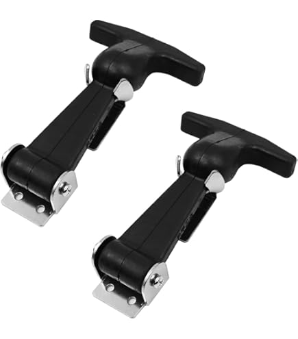Elastic Stainless Steel Rubber Hood Catch - Flexible T-Handle Hasp Rubber Flexib - View #7
