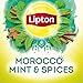 Produktbild 5 x Lipton Herbal Infusion Morocco Mint & Spices Tee (5 x 20 Teebeutel)