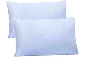 BABY AMABC Children's Pillowcase 40 x 60 cm Cotton Pillowcase Children Pack of 2 100% Cotton Pillowcase with Envelope Closure - Baby Toddler Pillow Cases for Prams for Children's Bed Linen