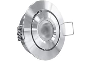 ‎LEDUX LEDUX 3W LED Einbaustrahler - SCHWENKBAR - IP44 Schutz, 3000K Warmweiß, Dimmbar, Flache Einbauleuchten für Innen- und Außen (Einzeln, ohne Netzteil)