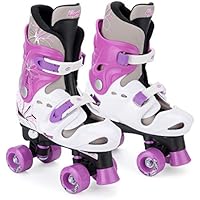 Osprey Pattini 4 Ruote Quad Bambina, Roller Regolabili