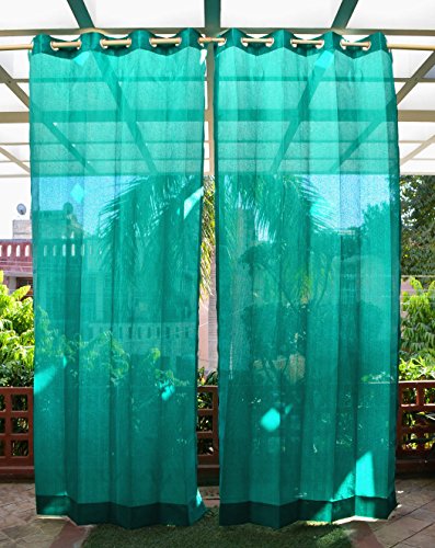 25 Off On Hippo Plastic Outdoor Eyelet Curtains 4 5x7 5ft Green