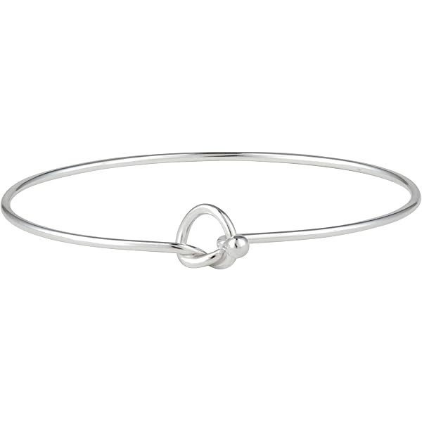 Bracelet Jonc Réglable En Argent 925 - Terminé Par 2 Boules - Occasion (bon état)