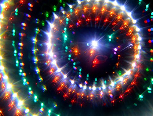 GloFX Kaleidoskop Rave-Brille – Black Tinted Kaleidoskop-Refraction-Effekt - 7