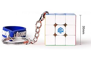 OJIN GAN330 3x3 Mini 3CM Cube Ganspuzzle GAN 330 3x3x3 Keychain Cube Puzzles Collection de Mini 3x3x3 Cube (sans Autocollant)