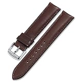 7 Farben Uhrenarmband echtem Kalbsleder Leder iStrap Watch Band Quick Release Lederarmband Ersatz-Watch Armband mit Edelstahl Metall Schließe 18 mm 19 mm 20 mm 21 mm 22 mm