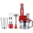Fakir Poor Mr Chef Quadro Red Kitchen Robot Blender Set Rouge