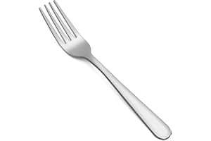 PLEAFIND Forks Set of 12 Piece, Stainless Steel Dinner Forks Table Forks, Mirror Polishing Cutlery Forks Set Pack of 12,Dishwasher Safe (7.1 inches, 18cm)