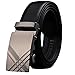 Produktbild Vococal® 120cm Herren Gürtel - Einstellbare PU Leder Automatisch Buckle Männer Belt Ledergürtel Hüftgurt, Stil 1