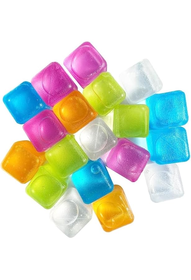 Buy Vanita Haria Reusable Ice Cube, Refreezable Plastic Ice Cubes