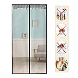 Se adapta a puertas de hasta 80 cm x 210 cm, sala corredera, sala de cristal, puerta delantera y trasera. Por favor, mide primero