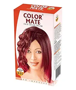 Color Mate Hair Color Cream, Copper Red, 130ml (Pack of 2)