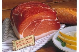 DIE AMMERLÄNDER SCHINKENDIELE Luftgetrockneter Knochenschinken »Kaiserschinken« Größe 250g "Servierschnitt"