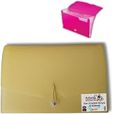 Bellows File Yellow 13 Compartment 1 Artlantis Accardion File Yellow 1 Piece