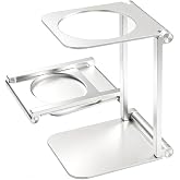 Foyucool Folding Stand for Coffee Machine in Aluminium | Lightweight and portable. Essential Drop-Type Accessory for Home, Of