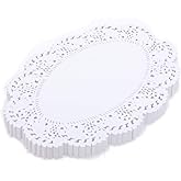 TAMLED Tortenspitzen oval 16 x 23 cm 250 Stück Weiss