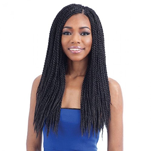 35"(90 cm) Anytime Senegalese Loop Twist Pre-Twisted Braids senegalese twists braid extension 100% Kanekalon Hair extension (1#)