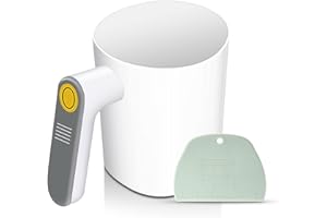 Viitech Tamiz de harina eléctrico con raspador de Masa, 2 tamiz de harina de Mano con Pilas AA, 1 litro de Capacidad para Hornear pastelería, azúcar glaseado, harina para Cocina, Hornear, repostería