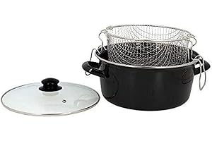 STARLIT42 FRITEUSE BAUMALU 26 CM 5 L NOIRE EMAIL INDUCTION A12-3554