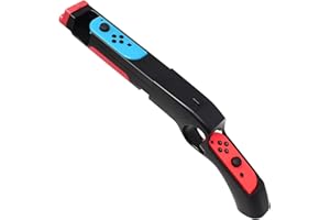 FASTSNAIL Poignée Compatible avec Splatoon 2/Splatoon 3，Pistole Compatible avec Nintendo Switch， Shooting Gun Compatible avec JoyCon