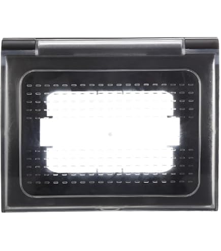 TOT Electric Coperchio Idrobox compatibile supporti Vimar Plana IP55 autoportante esterno impermeabile a parete (Presa Bivalente, Bianco