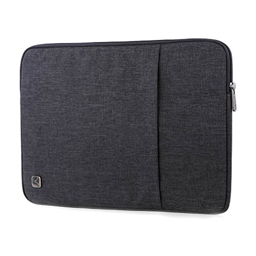 CAISON 11.6″ Wasserdicht Laptop Notebook-Hülle Klassische Tasche Pouch schützende Haut für Microsoft 12.3″ Surface Pro 4 / 12″ Surface Pro 3 / Apple 11 inch MacBook Air (Dunkel Grau) - 2