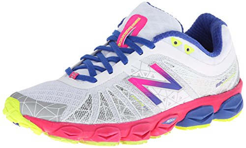 New Balance 890v4, Women's Running Shoes, White/Purple, 7.5 UK