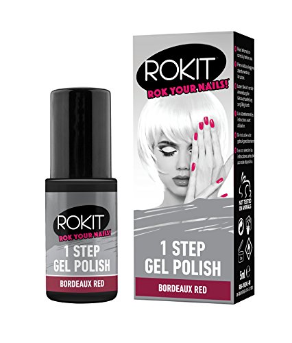 Rokit 1 Step Gel Polish, Bordeaux Red 5 ml