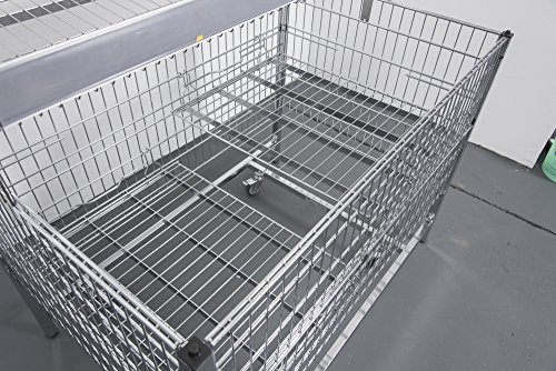 Wühltisch verchromt 120×80 cm | NEUWARE | Wühlkorb Verkaufstisch Aktionskorb Grabbeltisch Schütte Präsentationskorb Verkaufskorb Aktionsware - 7