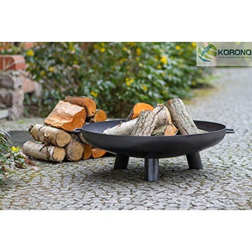 Feuerschale Ø100cm mit Loch, 25cm Höhe - 4