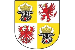 FAHNENMAX Autoaufkleber Sticker Mecklenburg Vorpommern Schild Kontur Fahne Aufkleber