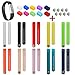 Produktbild Fitbit Alta Ersatzarmband, Bluesim komfortabler buntfarbige Sport Fitness Fitbit Alta Ersatzarmband Ersatzschweißarmband Armband Ersatzband Sport-Uhrenarmband Eratzschweißband mit kostenfreien Verschluss für Fitbit Alta