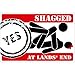 Price comparison product image Sticker - SHAGGED at Lands' End - 4,9 inch x 3,3 inch (12,5 cm x 8,3 cm) - Trend - funny