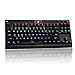Produktbild KKmoon Professionell Spiel Esport Mechanisch Tastatur mit Taktil Hohe Geschwindigkeit 87 Tasten Suspendiert Anti-Ghosting Schalter Bunt LED 9 Modi Programmierbar Hintergrundbeleuchtung USB Verdrahtet